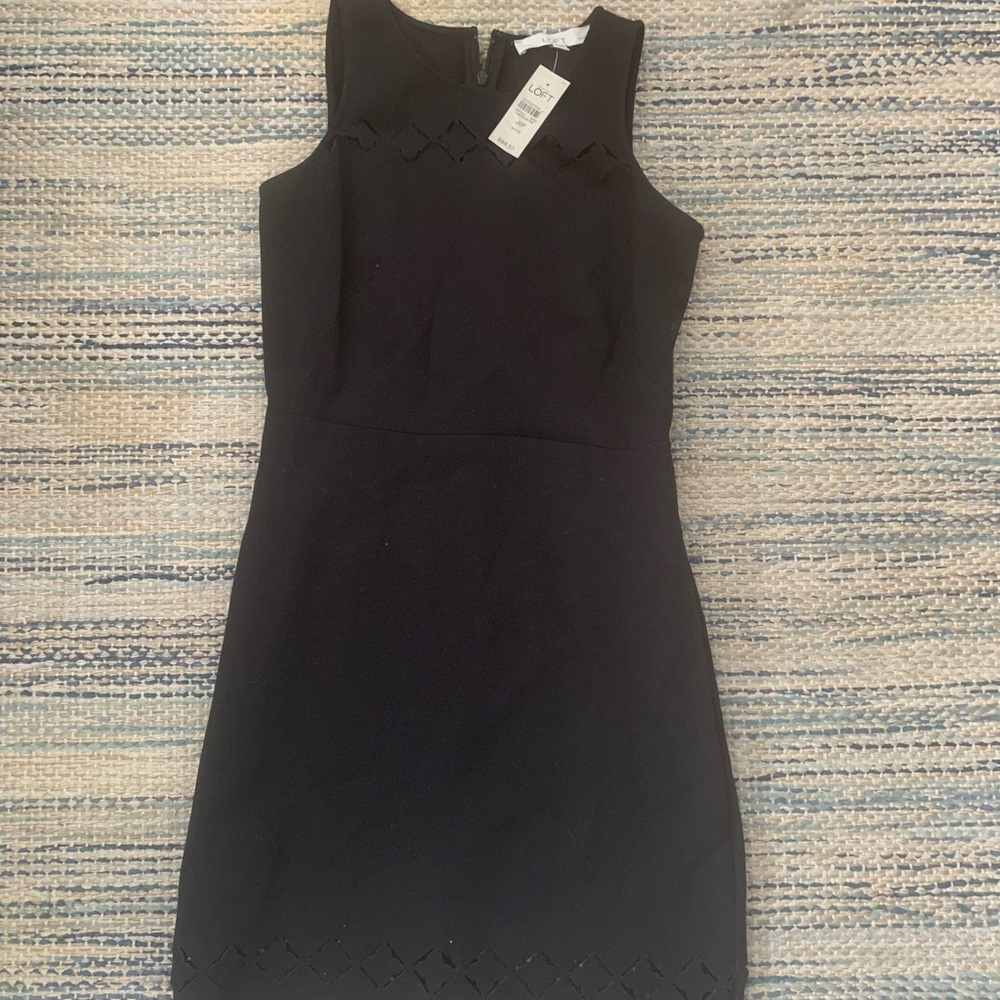 NWT Black Midi Dress